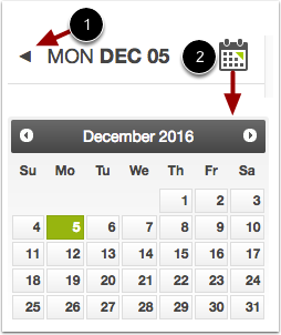 Switch to a Different Date