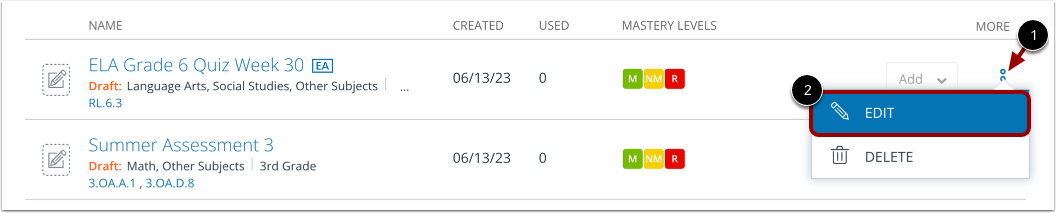Open Assessment Editor