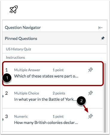 View Question Navigator