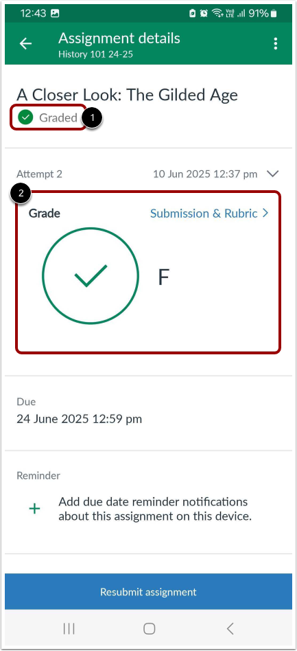 View Assignment Details