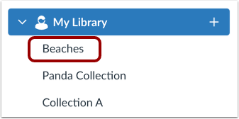 View Created Collection