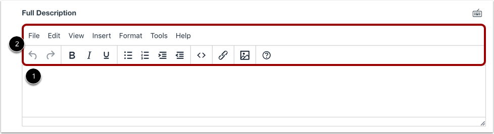 Add Program Description