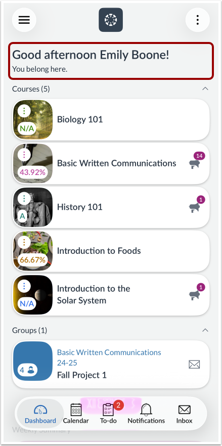 How do I use the Customizable Dashboard in the Canvas App on my iOS ...
