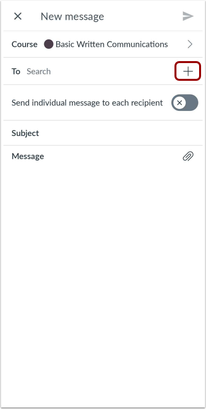 Add Recipient