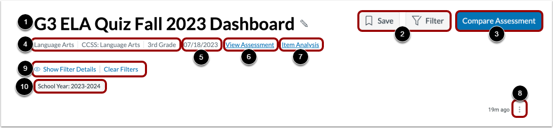 Explore Assessment Results header