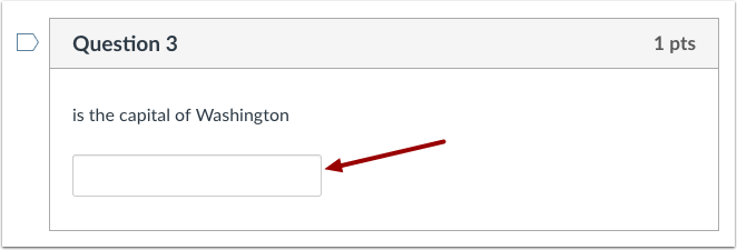 Fill-in-the-Blank Question