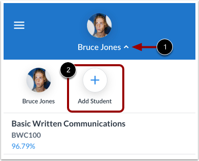 Link from Student Selector
