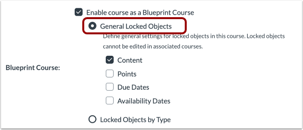 Define General Locked Objects