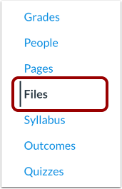 Import through Files