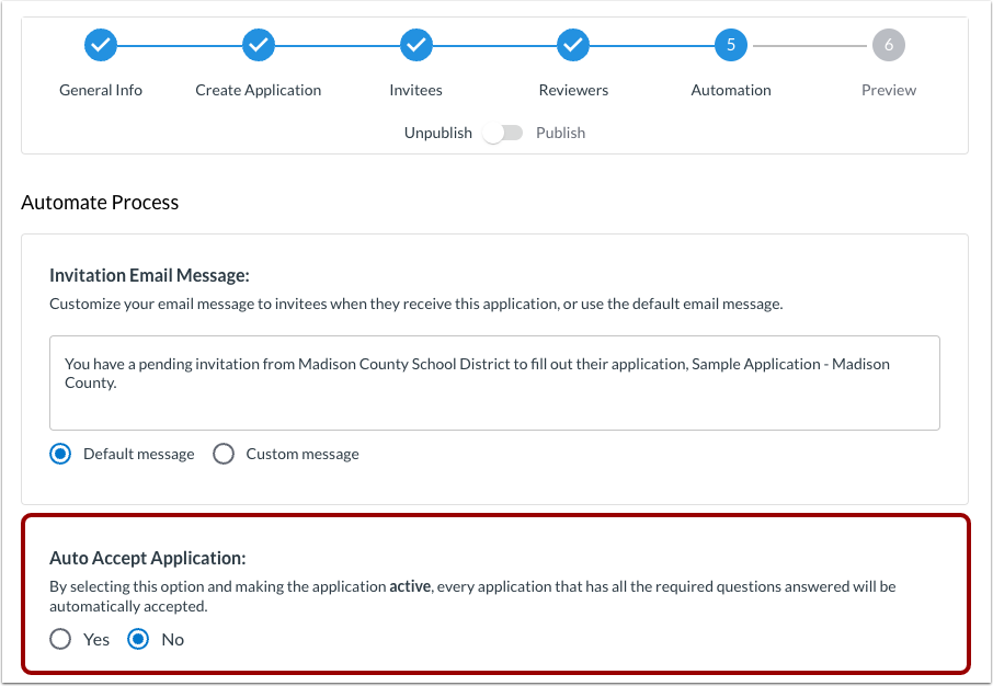 Auto Accept Application