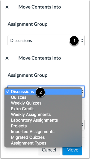 Choose Assignment Group