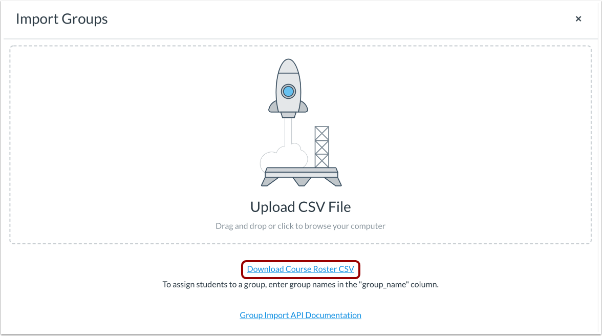 Download Course Roster CSV File