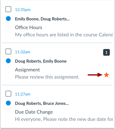 Star and Unstar Conversations