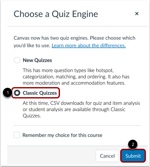 Select Quiz Engine