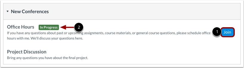 View In Progress Conference