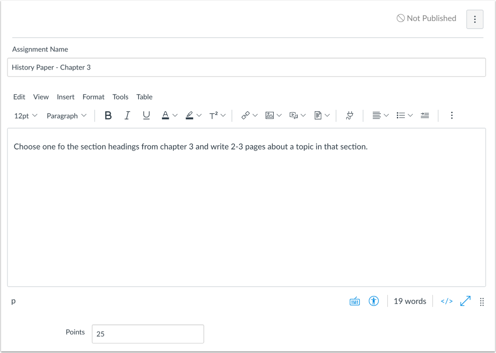 Add Assignment Deatils