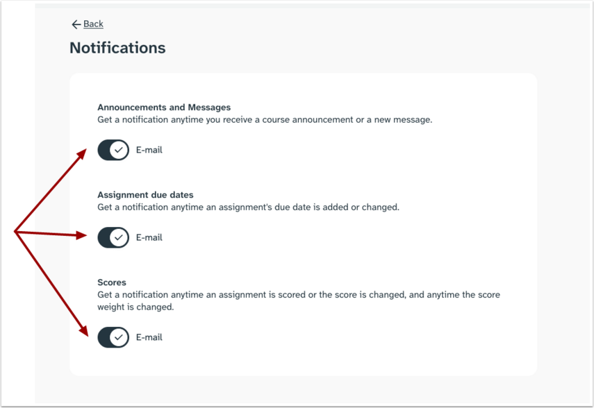 How do I manage my notification settings in Canvas Career ...