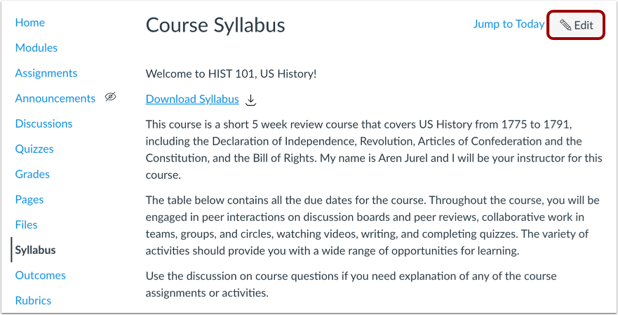 Syllabus