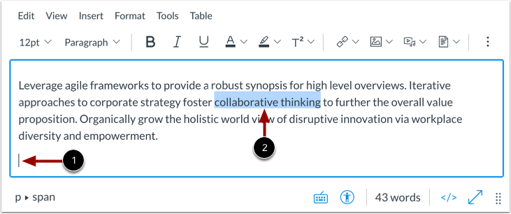 Select Link Location