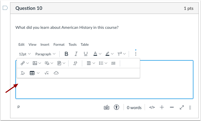Essay Classic Quiz Question