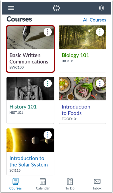 Open Course or Group