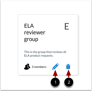 Edit or Delete Group