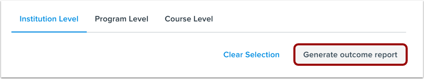 Generate Outcome Report