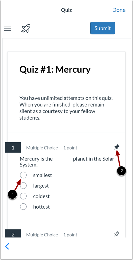 Complete Quiz Questions