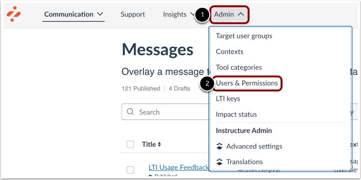 Open Users and Permissions