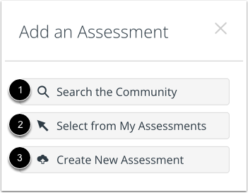 Select Assessment Source