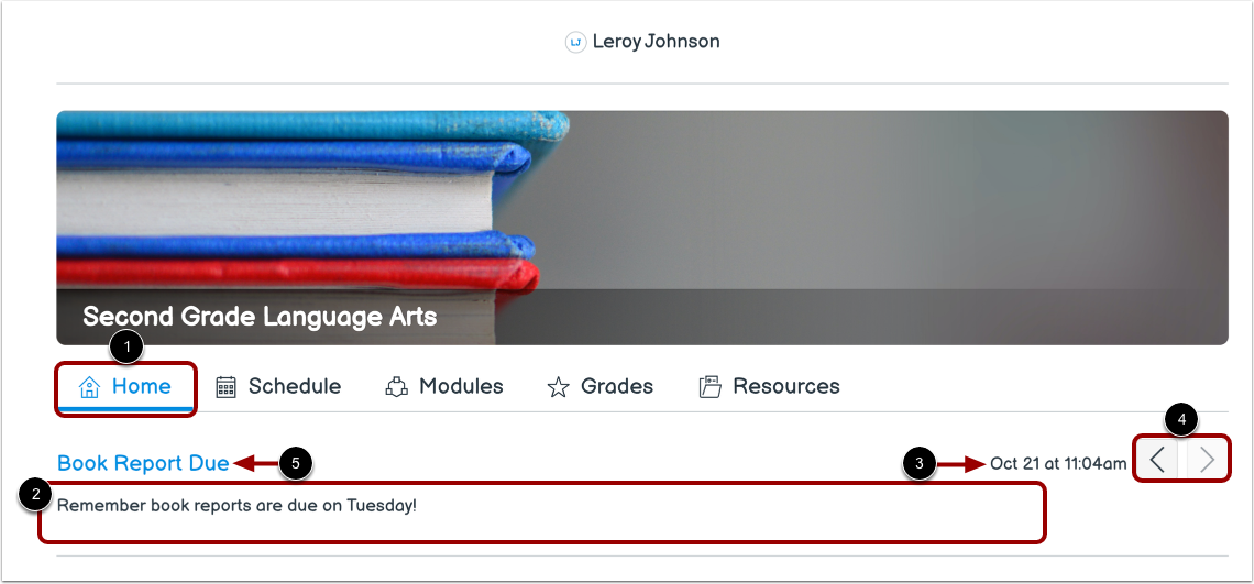 View Subject Announcements