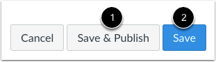 Save and Publish