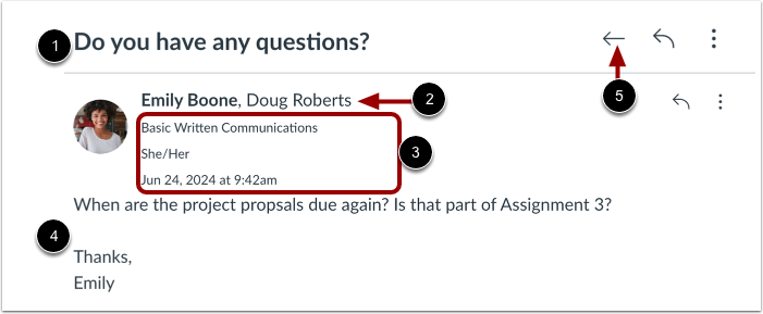 View Message Details