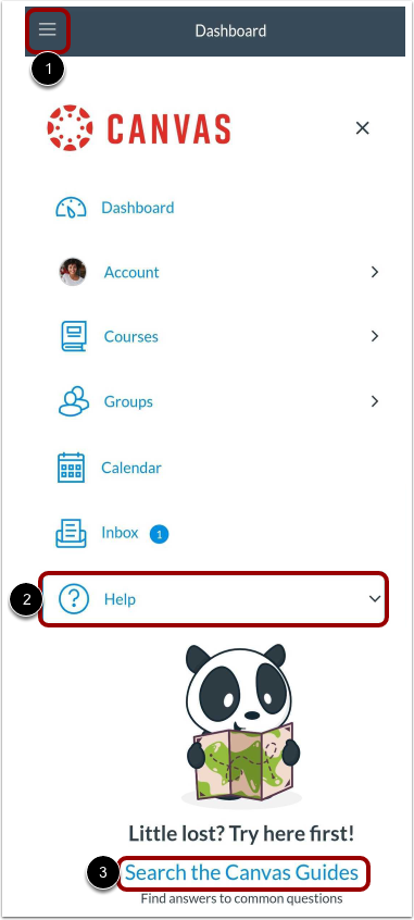 Search the Canvas Guides