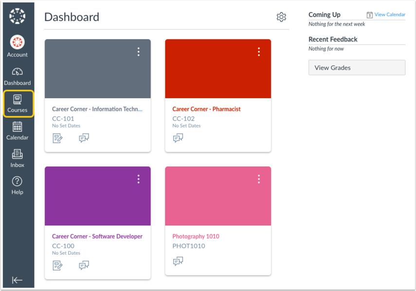 Come posso visualizzare la dashboard di Canvas tramite Catalogo ...
