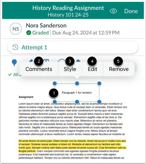 Modify Text Annotation