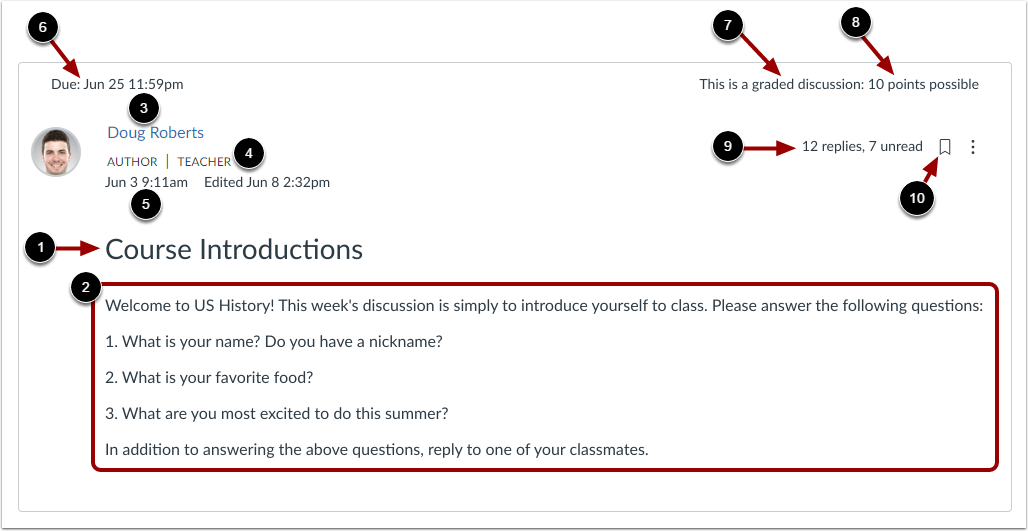 View Discussion Topic