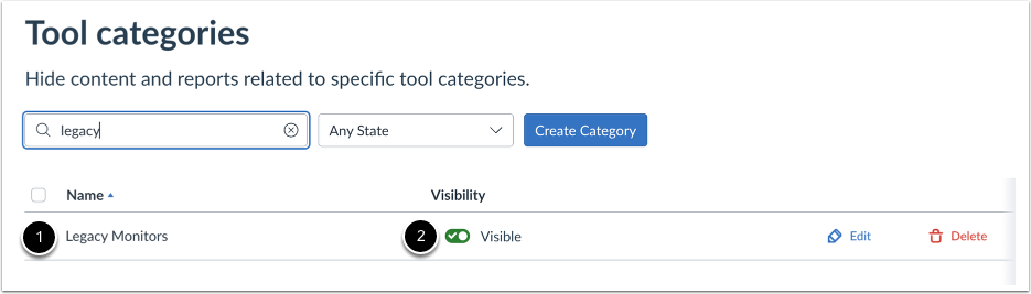 Enable Tool Category