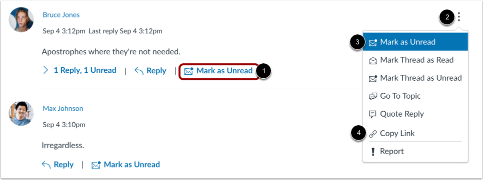 Mark Post as Unread