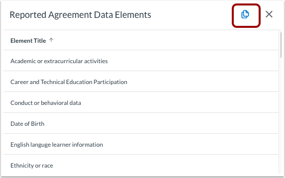 Copy Data Elements