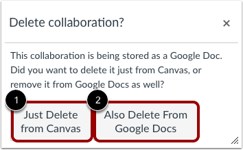 Delete Google Doc