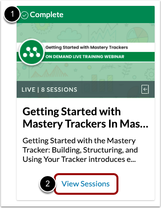 Completed On-Demand Training Course