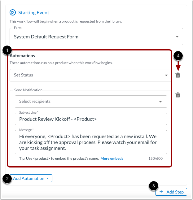 Manage Automation Details