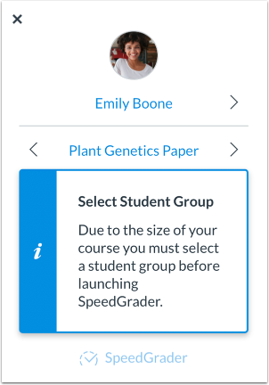 Select Student Group