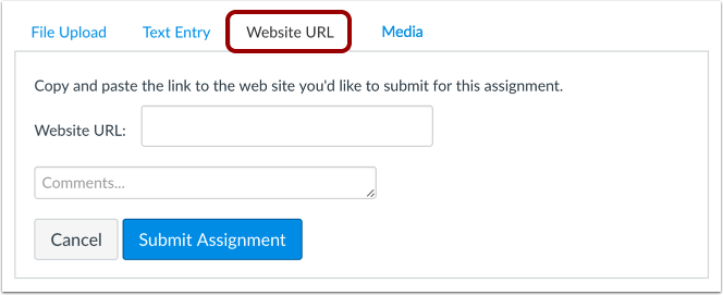 Submit Website URL