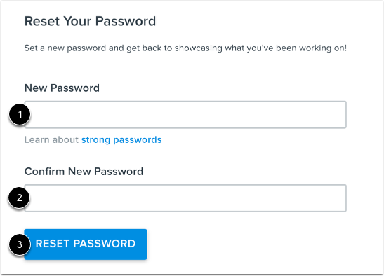Create New Password