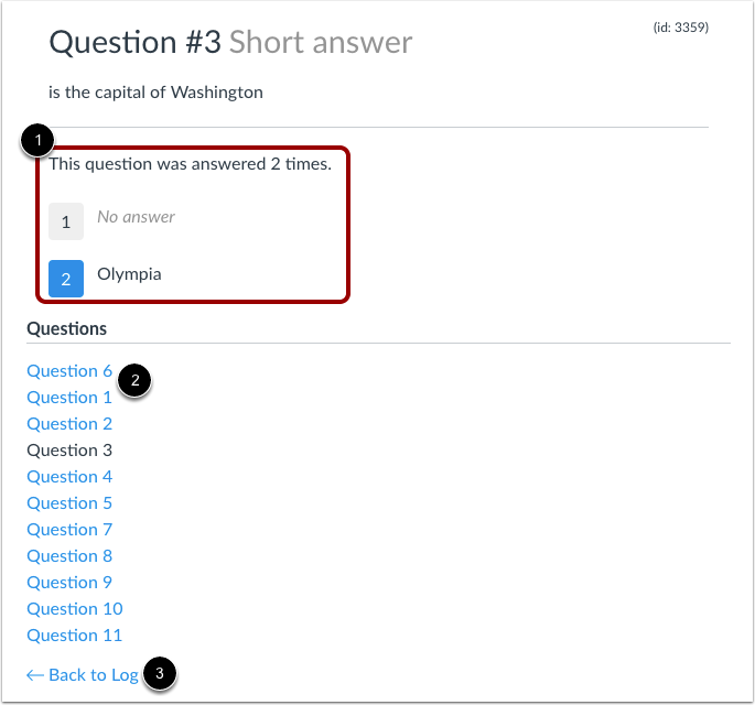 View Response to Question