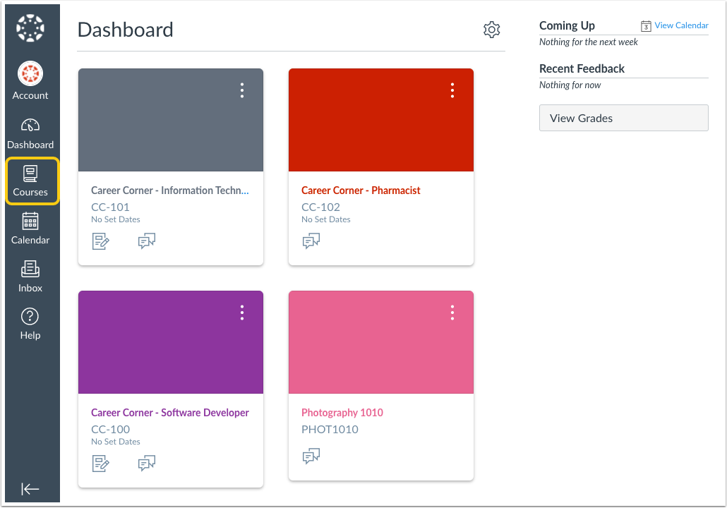 View Canvas Dashboard
