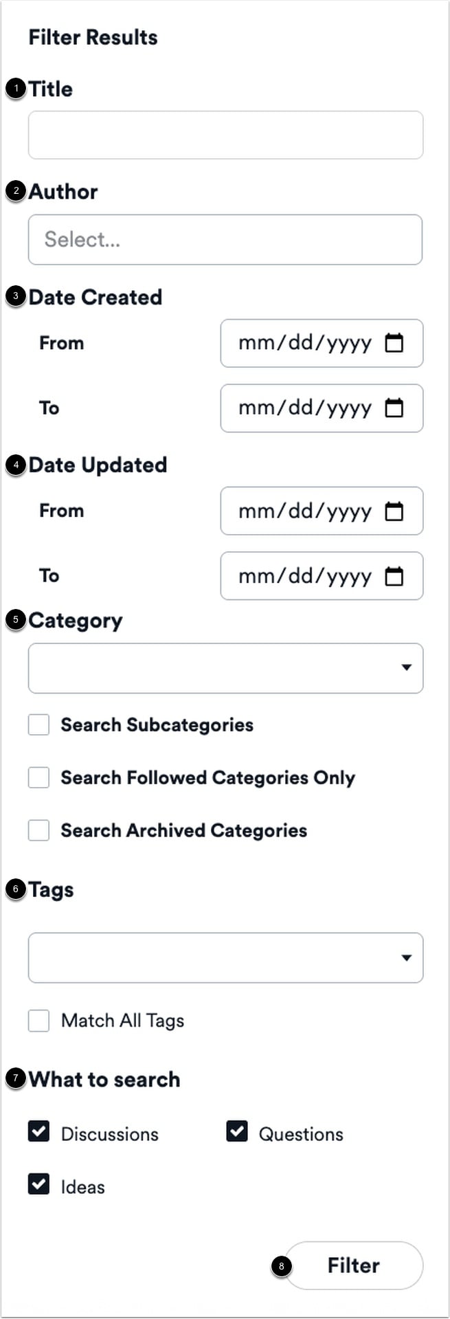 Filtered Result How do I filter Instructure Community search results? - Instructure ...