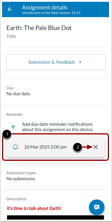 How do I create a reminder for an assignment or event in the Canvas ...